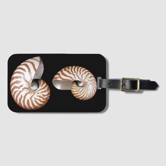 Nautilus-bagagelabel Bagagelabel (Voorkant (horizontaal))