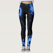 Nautilus blue shell leggings (Voorkant)