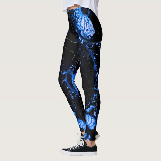 Nautilus blue shell leggings (Links)