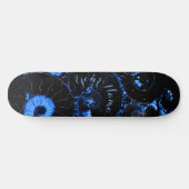 Nautilus blue shell persoonlijk skateboard (Horizontaal)
