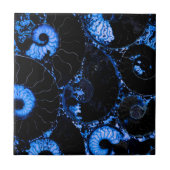 Nautilus blue shell tegeltje (Voorkant)