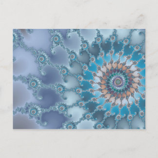 Nautilus - Fractal Art Briefkaart