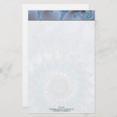 Nautilus - Fractal Art Briefpapier (Voorkant / Achterkant)