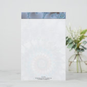 Nautilus - Fractal Art Briefpapier (Staand voorkant)