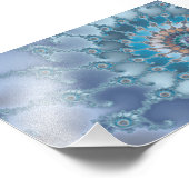 Nautilus - Fractal Art Foto Afdruk (Hoek)