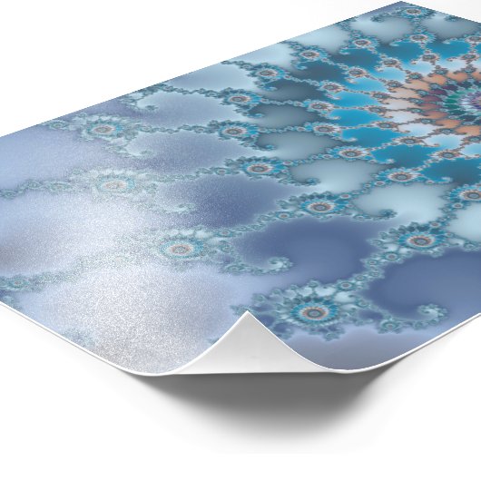 Nautilus - Fractal Art Foto Afdruk (Hoek)