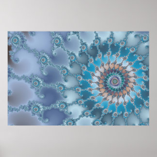 Nautilus - Fractal Art Poster