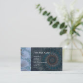 Nautilus - Fractal Art Visitekaartje (Staand voorkant)