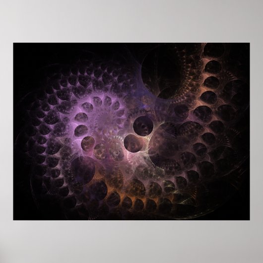 Nautilus Fractal Poster (Voorkant)