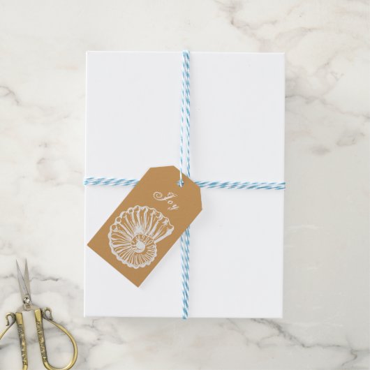 Nautilus Gift Label Cadeaulabel (Met Touw)