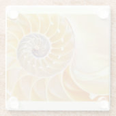 Nautilus Glass Onderzetter (Achterkant)