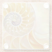 Nautilus glass Onderzetter Glazen Onderzetter (Achterkant)