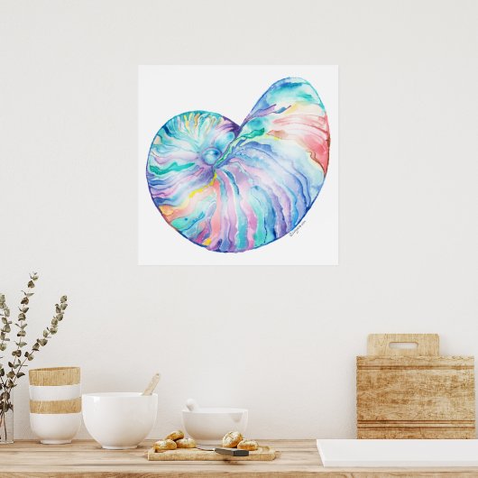 Nautilus Infinity Fine Art afdrukken en Poster (Keuken)