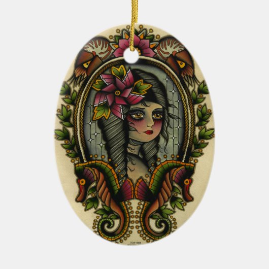 nautilus keramisch ornament (Voorkant)
