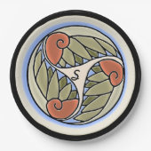 Nautilus monogram papieren bordje (Voorkant)