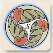 Nautilus Monogrammed (Set van 6) Drankjes Onderzetter (Voorkant)