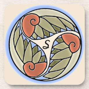 Nautilus Monogrammed (Set van 6) Drankjes Onderzetter