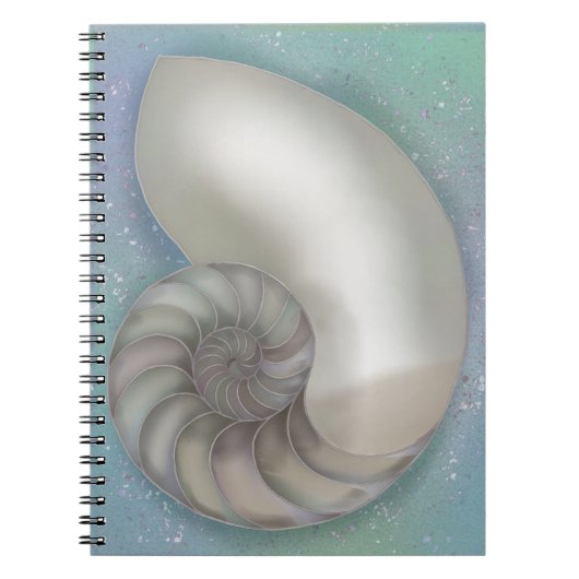 Nautilus Mother-of-Pearl Notitieboek (Voorkant)
