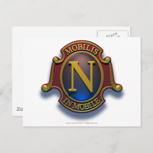 Nautilus N Shield door David McCamant Briefkaart (Voorkant / Achterkant)