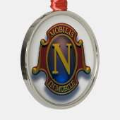 Nautilus N Shield door David McCamant Metalen Ornament (Rechts)