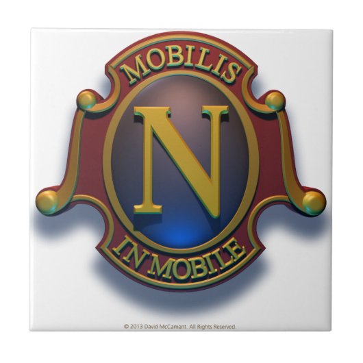 Nautilus N Shield door David McCamant Tegeltje (Voorkant)