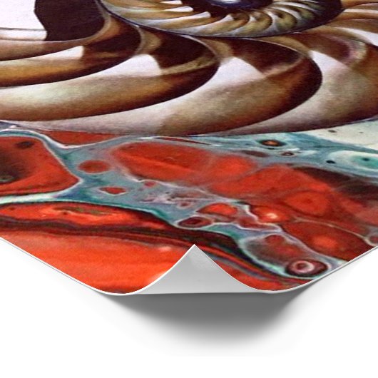 Nautilus, Nautilus Print, Art, Nautilus Poster (Hoek)