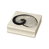 Nautilus Plicatus Shell Rubber Art Stamp Rubberstempel (Stempel)