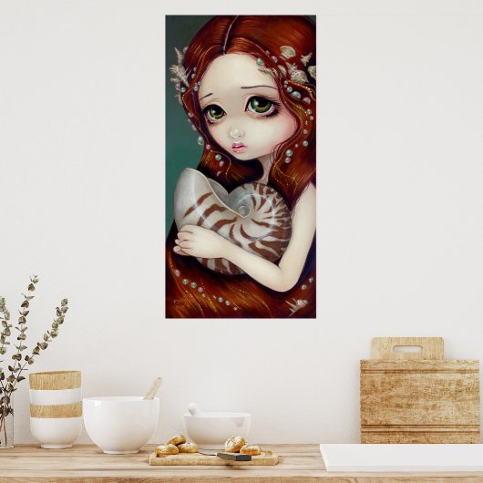 Nautilus Princess Art Print (Keuken)