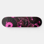 Nautilus roze shell skateboard (Horizontaal)