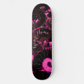Nautilus roze shell skateboard (Voorkant)