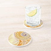 Nautilus Sandstone Onderzetter (Zijkant)