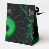 Nautilus schelp - groen ontwerp bedankdoosjes (Achterkant)