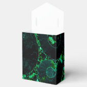 Nautilus schelp - groen ontwerp bedankdoosjes (Geopend)