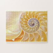 Nautilus Seashell Puzzle Legpuzzel (Horizontaal)