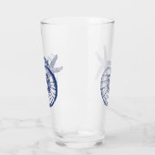 Nautilus Seashell & Starfish Marine Life Custom Glas (Links)