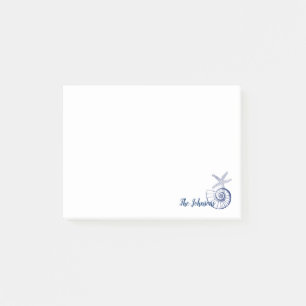 Nautilus Seashell & Starfish Marine Life Custom Post-it® Notes