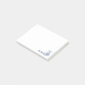 Nautilus Seashell & Starfish Marine Life Custom Post-it® Notes (Schuin)