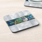 Nautilus Shell - Abalone en Pearl Bier Onderzetter (Linkerzijde)