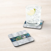 Nautilus Shell - Abalone en Pearl Bier Onderzetter (Rechterzijde)