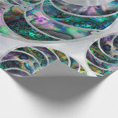 Nautilus Shell Abalone en Pearl Cadeaupapier (Hoek)