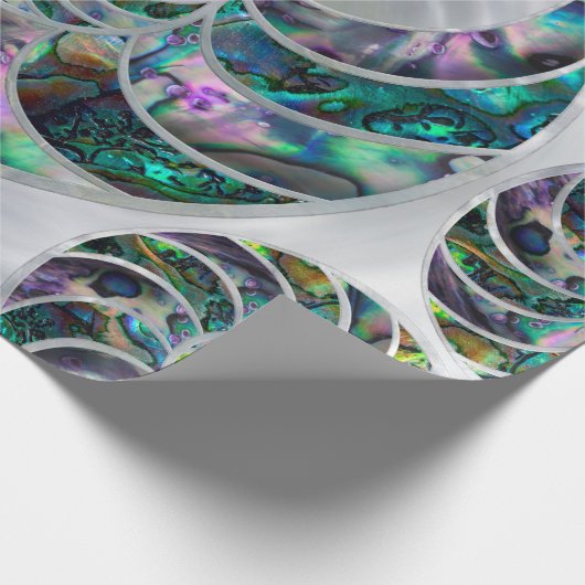 Nautilus Shell Abalone en Pearl Cadeaupapier (Hoek)