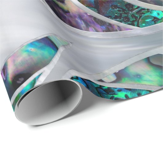 Nautilus Shell Abalone en Pearl Cadeaupapier (Rol Hoek)