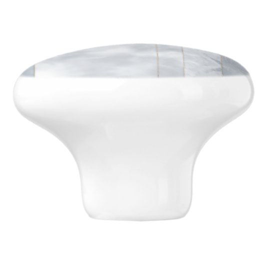 Nautilus Shell - Abalone en Pearl Keramische Knop (Zijkant)