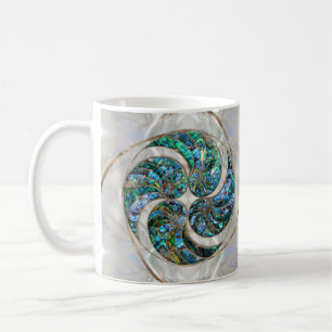 Nautilus Shell - Abalone en Pearl Koffiemok