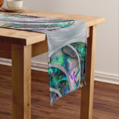 Nautilus Shell Abalone en Pearl Korte Tafelloper (Voorbeeld)