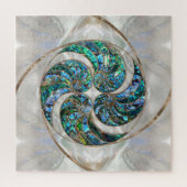 Nautilus Shell - Abalone en Pearl Legpuzzel (Verticaal)