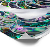 Nautilus Shell Abalone en Pearl Poster (Hoek)