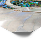 Nautilus Shell - Abalone en Pearl Poster (Hoek)