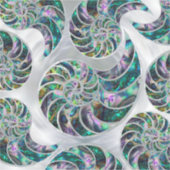 Nautilus Shell Abalone en Pearl Sticker (Voorkant)