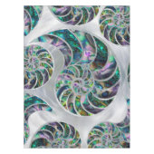 Nautilus Shell Abalone en Pearl Tafelkleed (Voorkant)